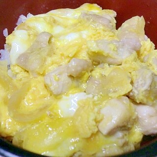 白だしで♪塩親子丼